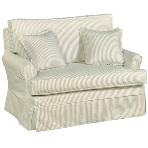 Four Seasons Furniture Accent Chairs Transitional Sarah Double Glider